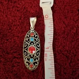 .925 oval pendant